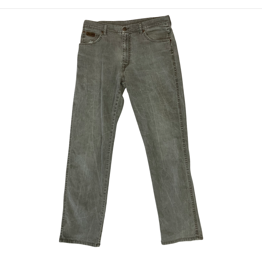 Vintage Y2K Wrangler Texas Stretch Grey Jeans 33/33