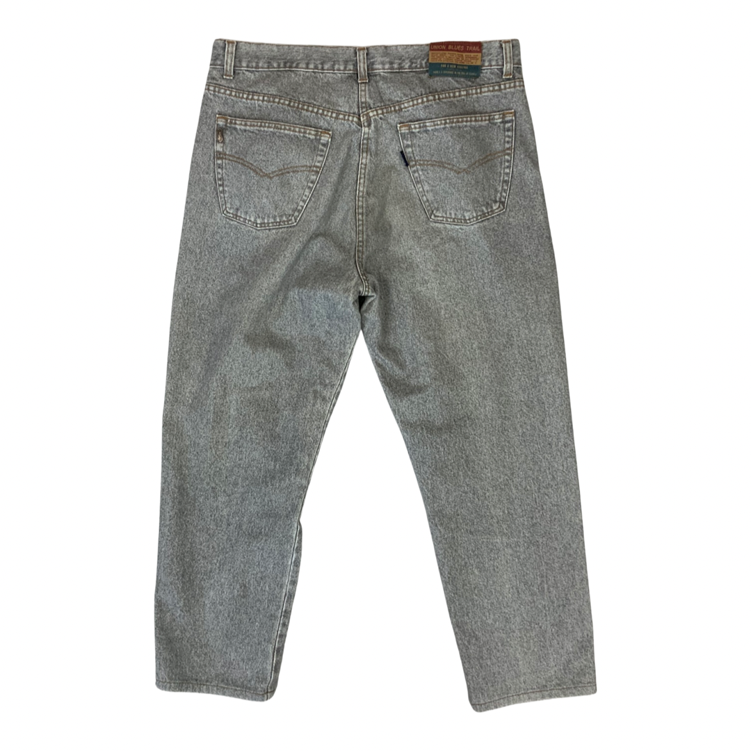 Vintage 90s Union Blues Trail High Waisted Jeans Grey 20