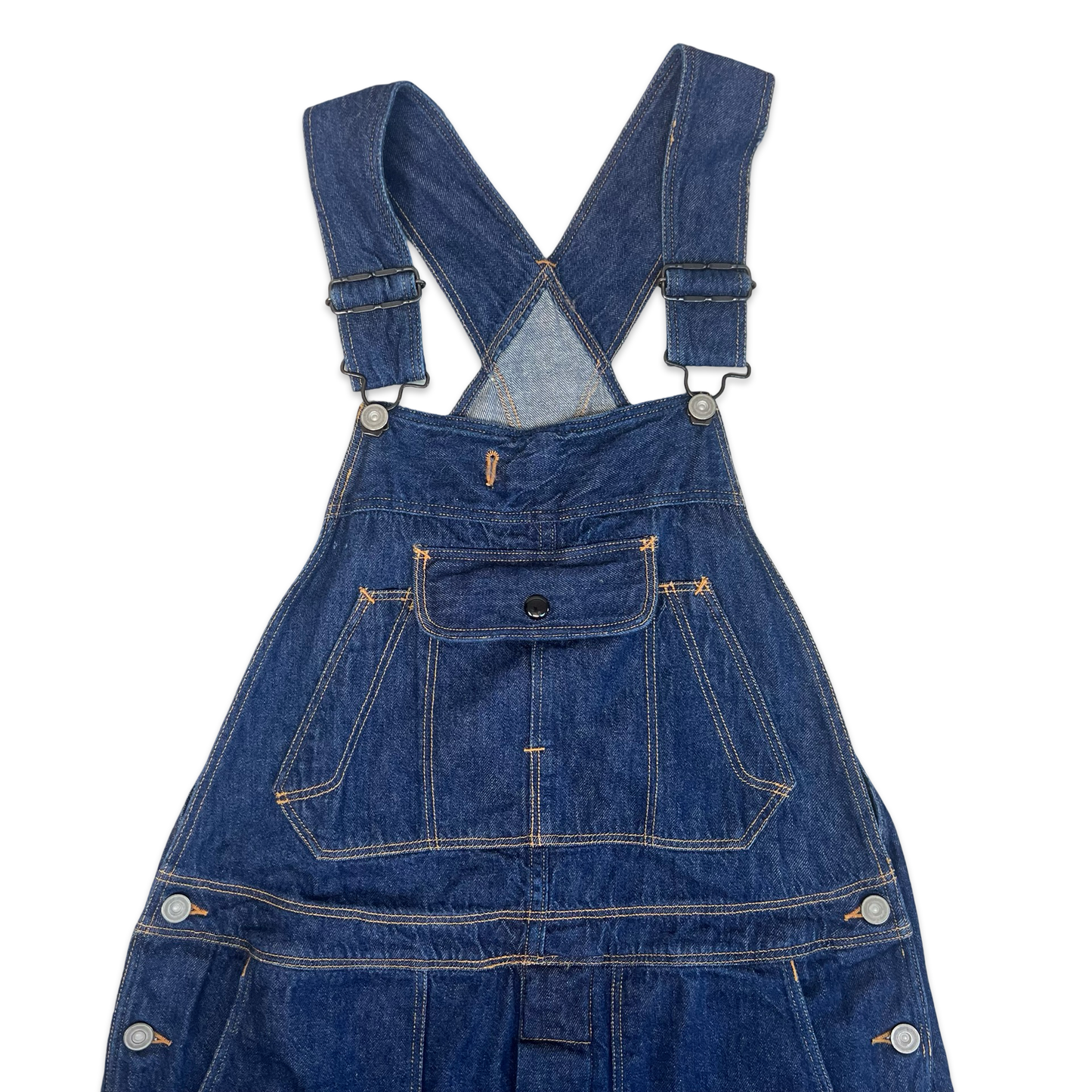 Denim Workwear Double Knee Dungarees 34W 35L