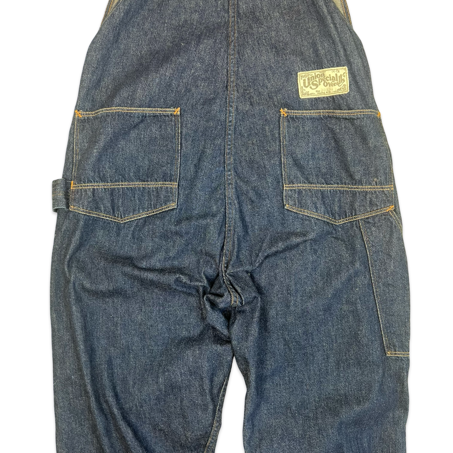 Denim Workwear Double Knee Dungarees 34W 35L