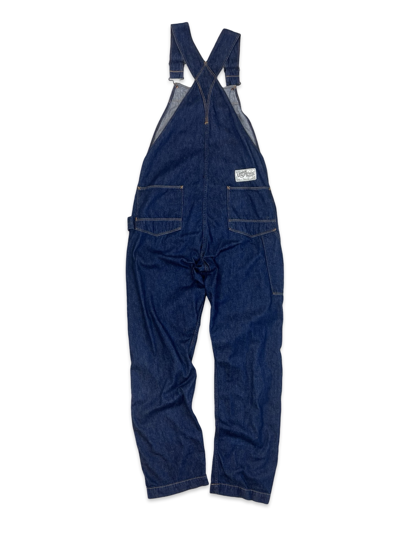 Denim Workwear Double Knee Dungarees 34W 35L