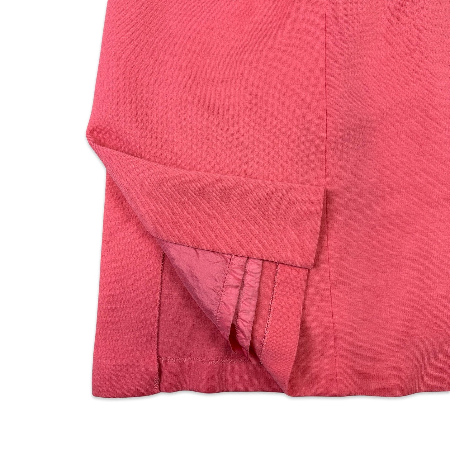 70s Vintage Pink A-Line Skirt 10