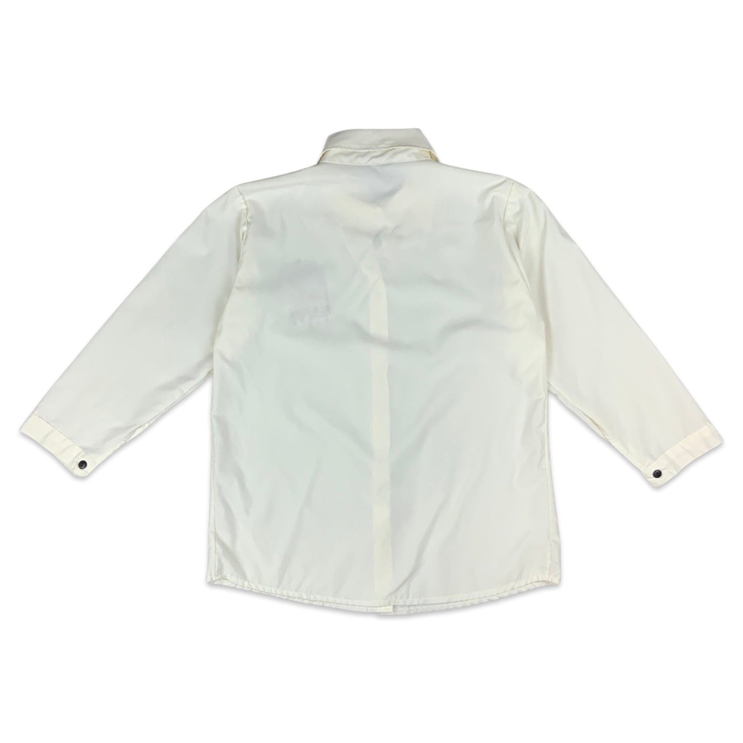 Vintage White Blouse Novelty Bird Embroidery 8 10