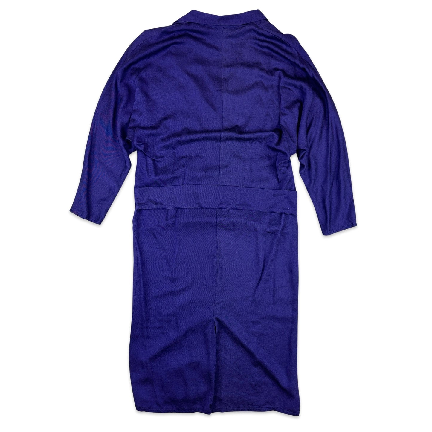 80s Vintage Purple Blazer Style Dress 12