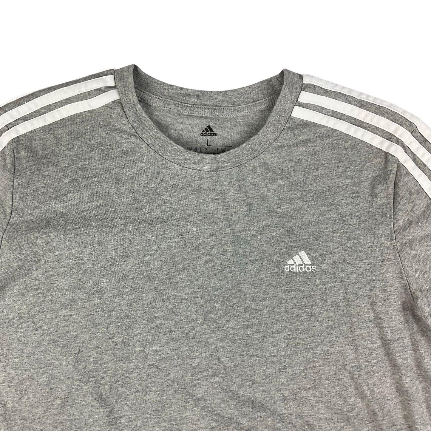 Adidas Grey & White Tee 14 16