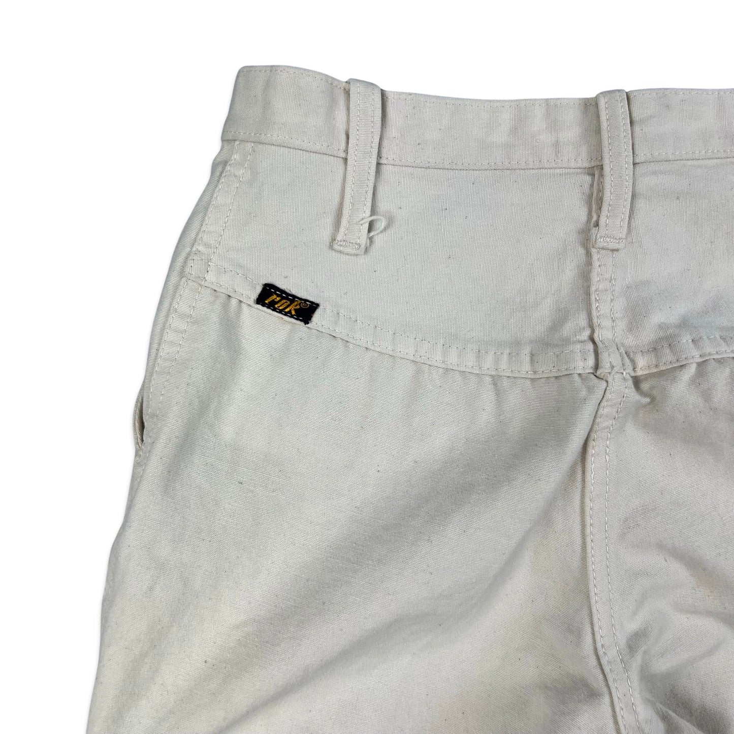 Vintage Y2K Vintage Ecru Cream Flared Jeans 8