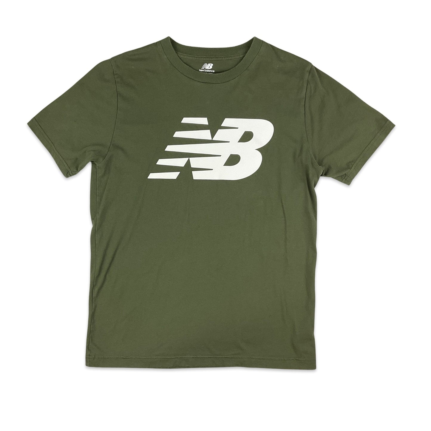 New Balance Green Logo Print Tee XS S
