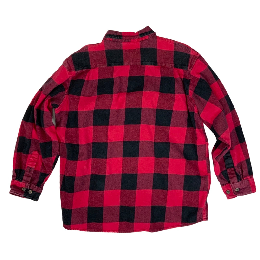 Vintage USA Imported Schmidt Plaid Flannel Shirt XL