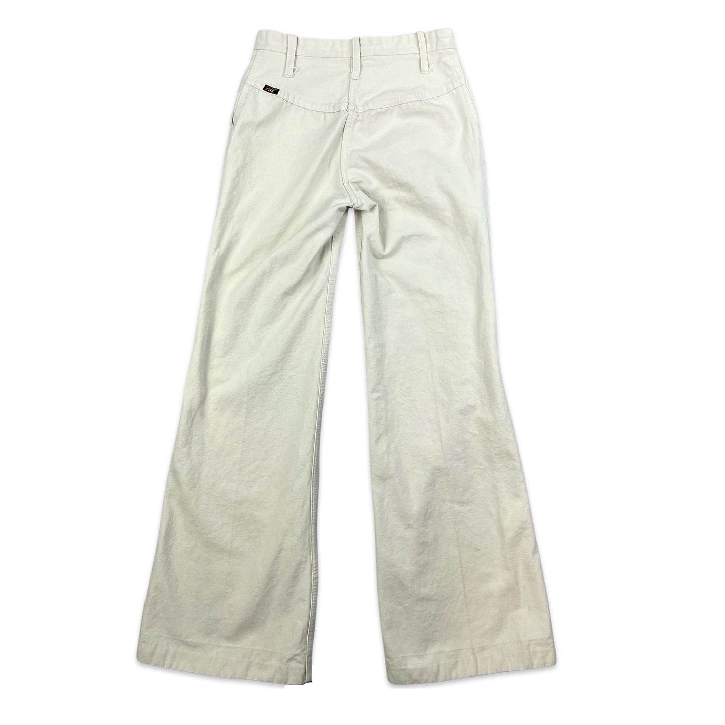 Vintage Y2K Vintage Ecru Cream Flared Jeans 8