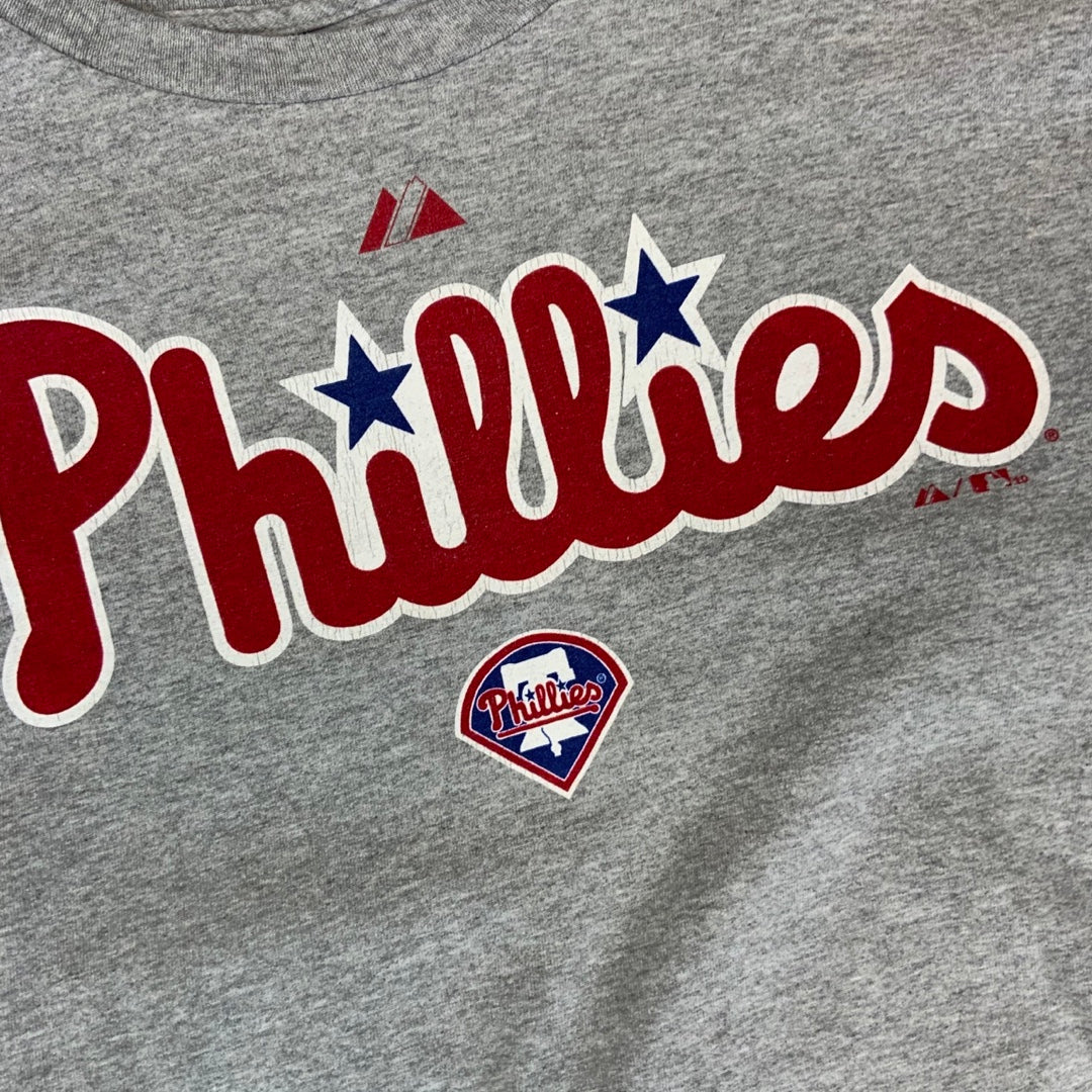 Vintage USA Phillies Grey T-Shirt M