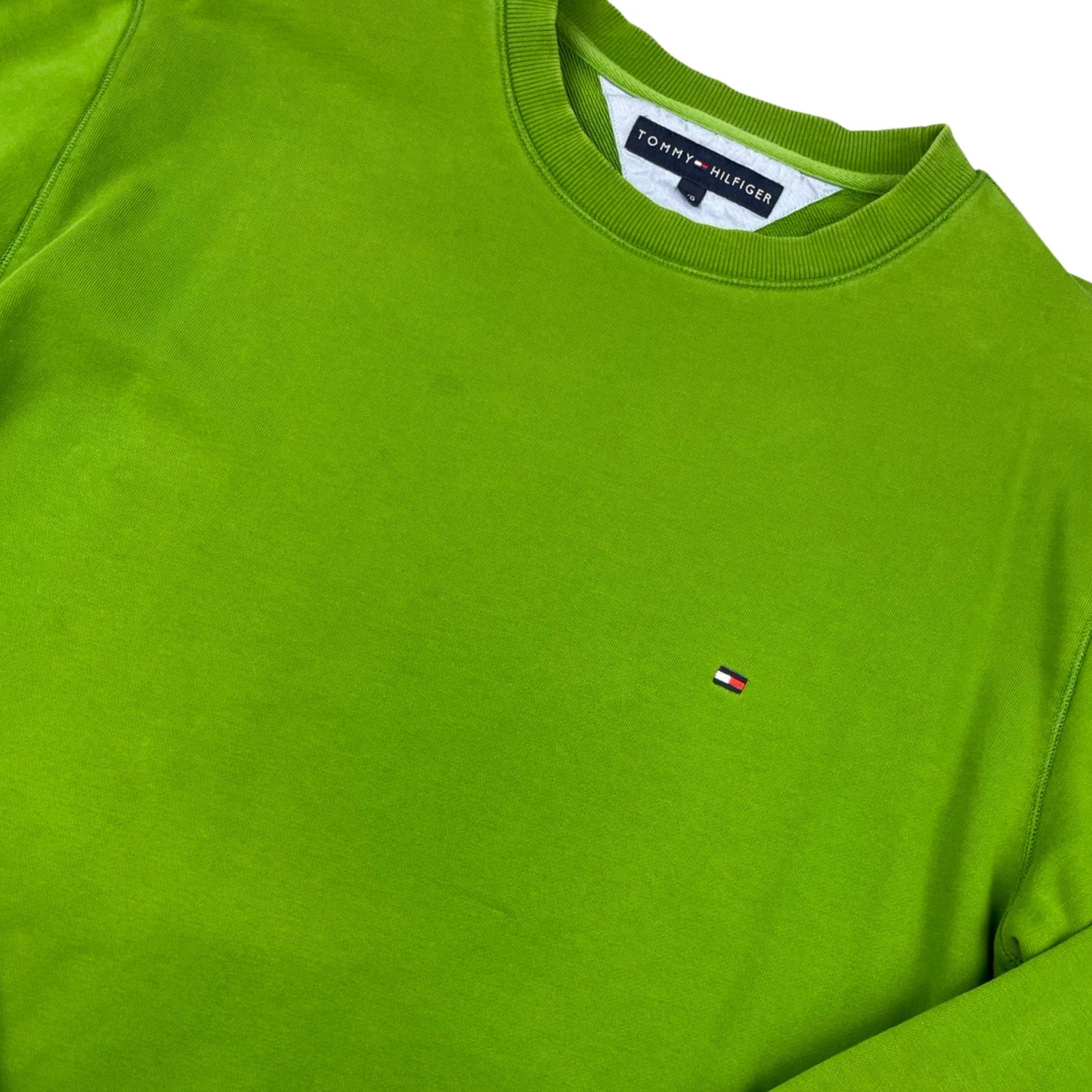 Vintage Tommy Hilfiger Green Sweatshirt L