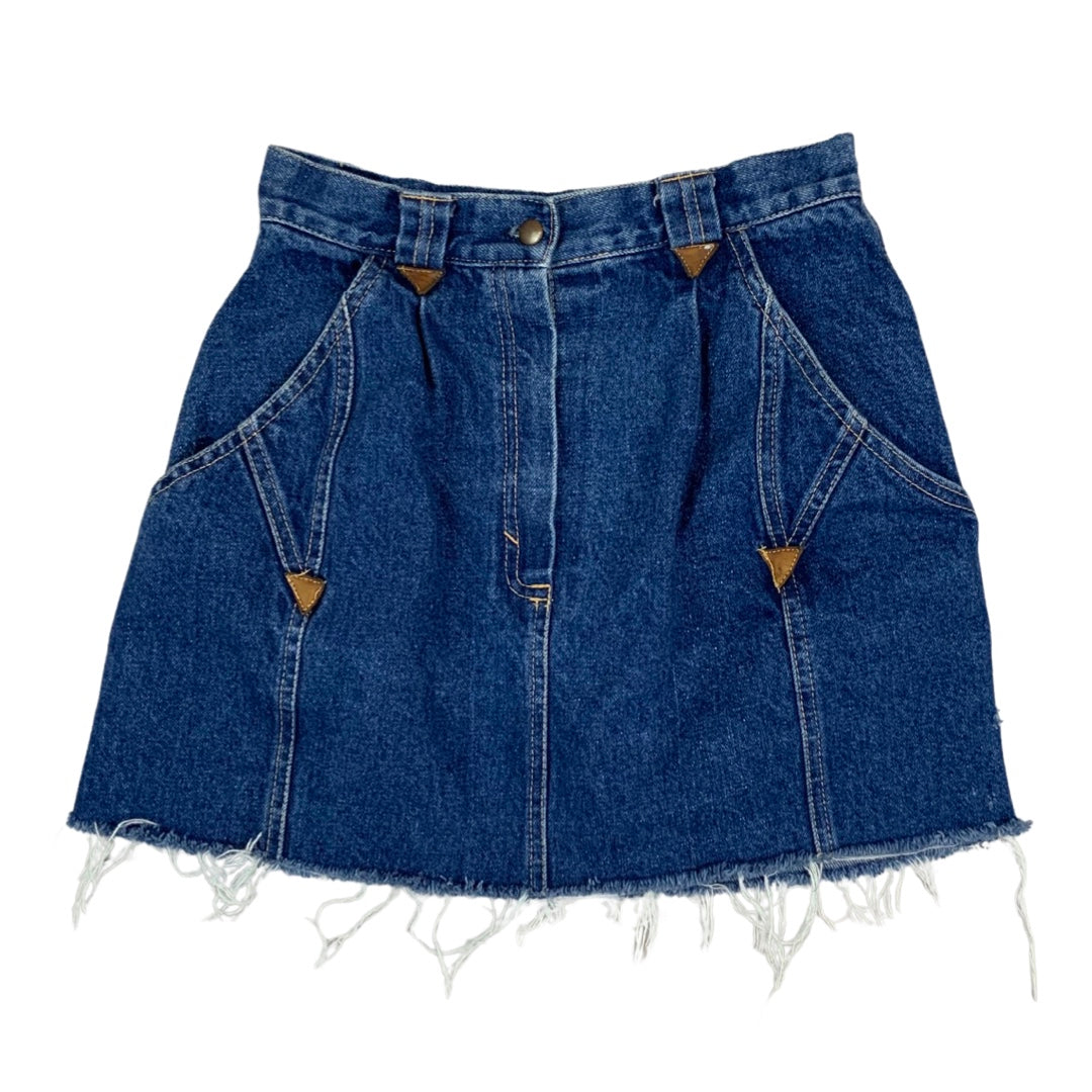 Vintage 90s Denim Mini Skirt 8