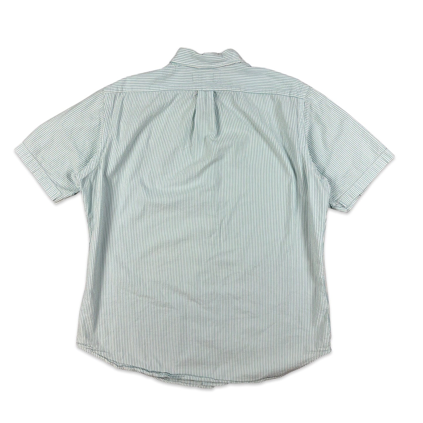 00s Vintage Ralph Lauren Stripe Shirt Blue White L XL