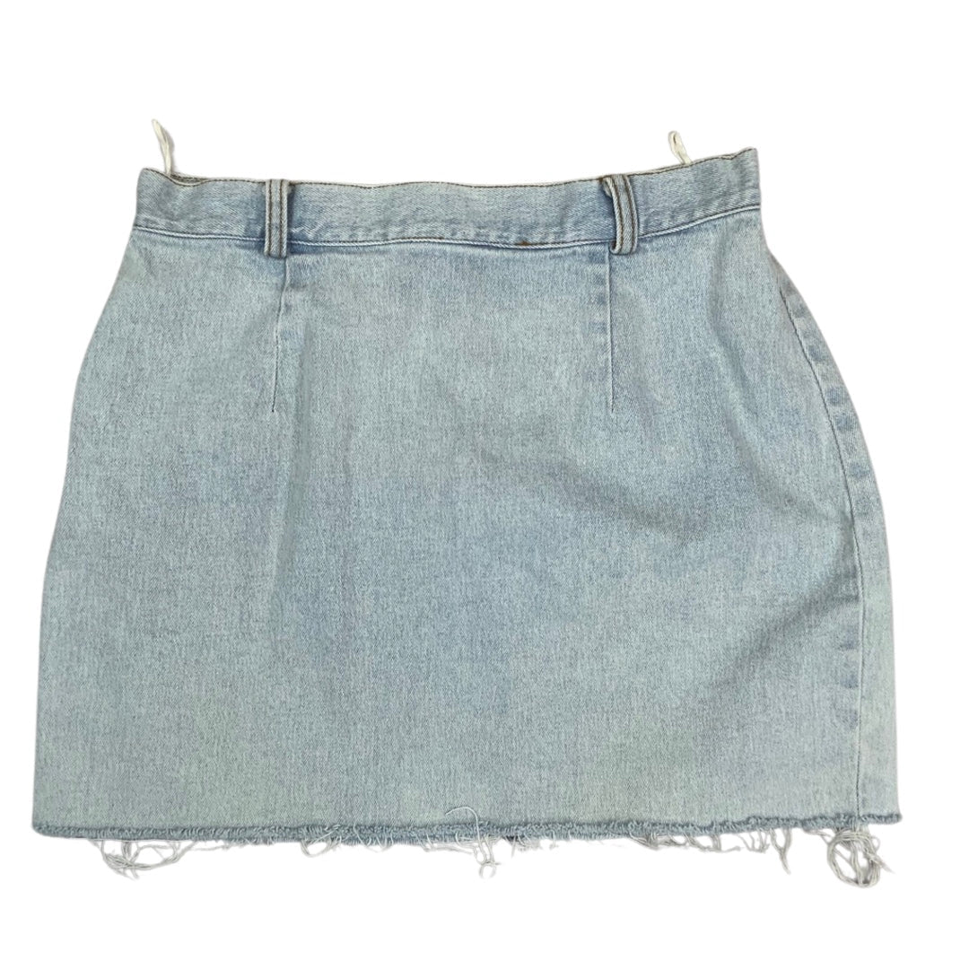 Vintage 90s Arizona Jeans Blue Denim Mini Skirt 10