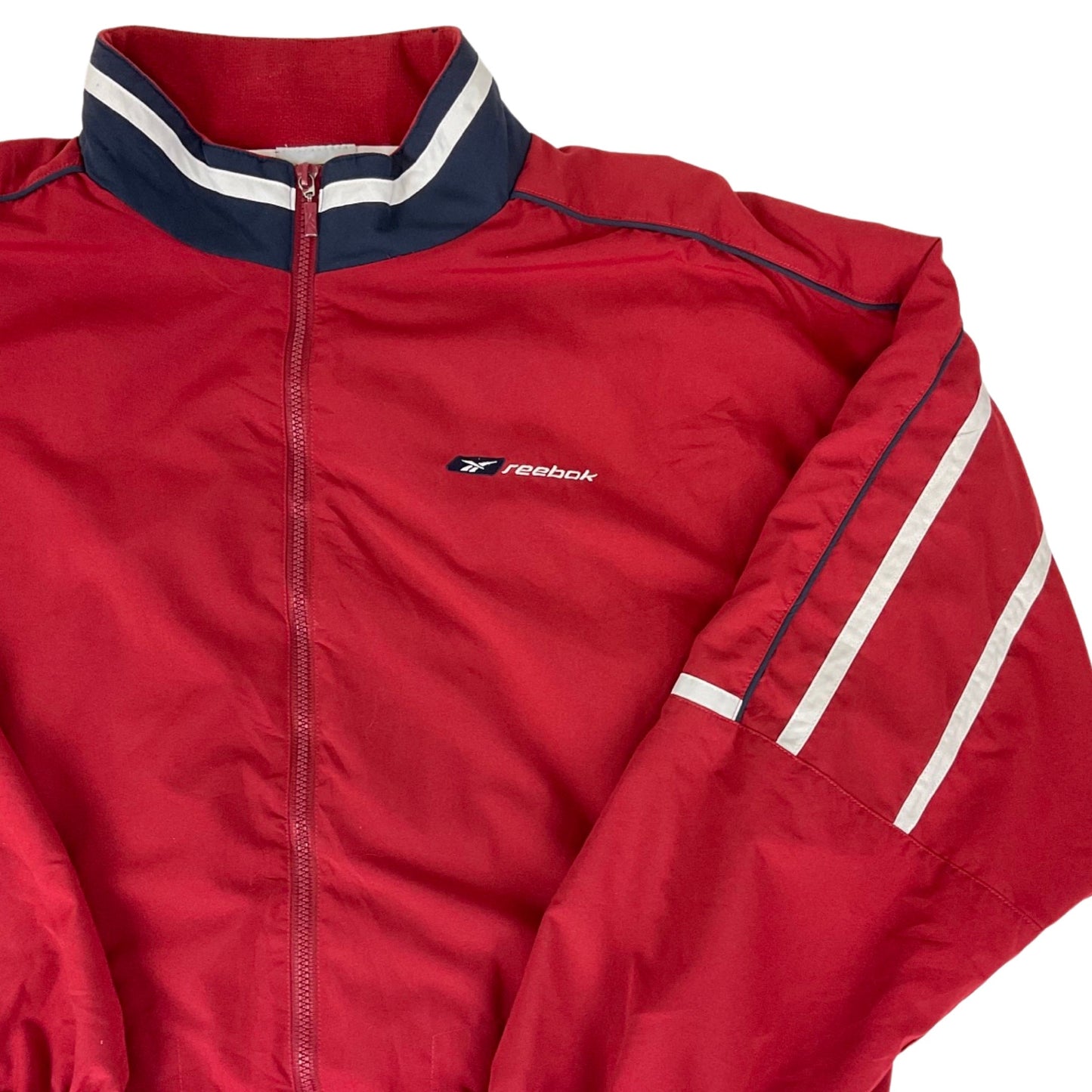 Vintage 00s Reebok Red Windbreaker Size 3XL