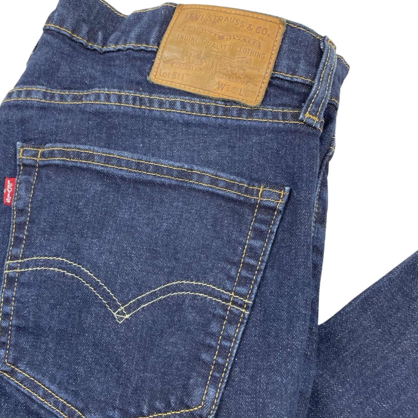 Vintage Levi’s 'Big E' 511 Straight Leg Denim Jeans W36L29