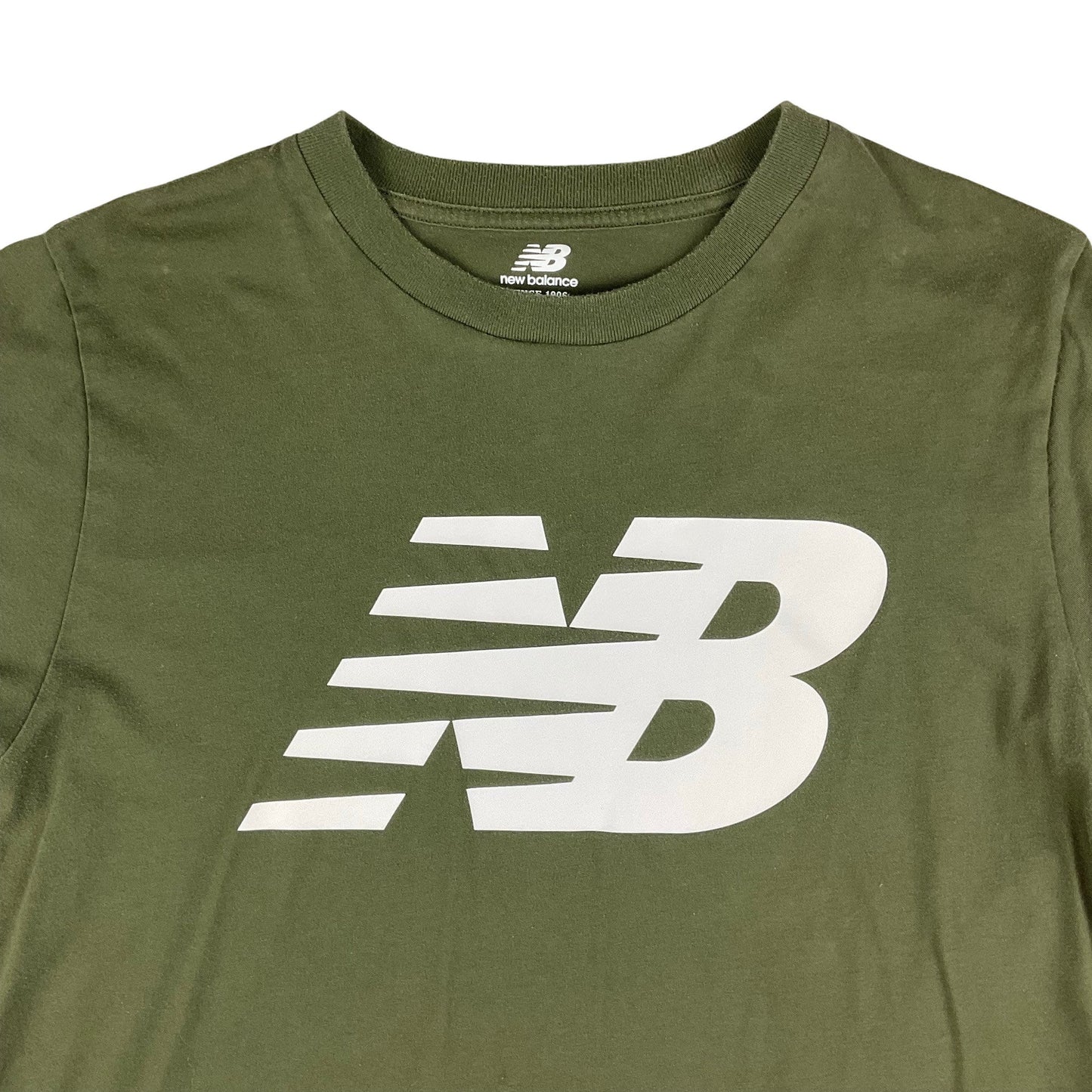 New Balance Green Logo Print Tee XS S