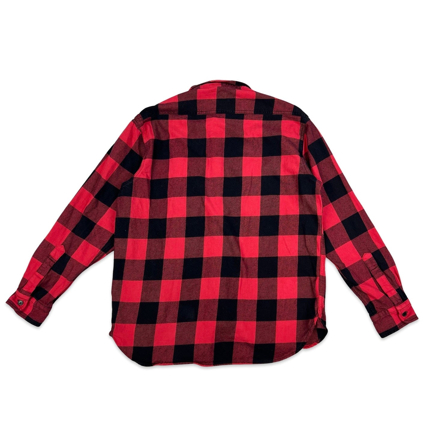 00s Edwin Black & Red Checked Flannel Shirt S M