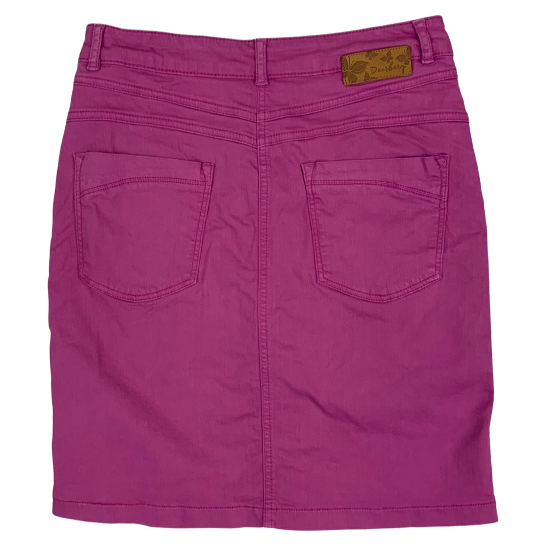 Vintage Pink Denim Mini Skirt 10