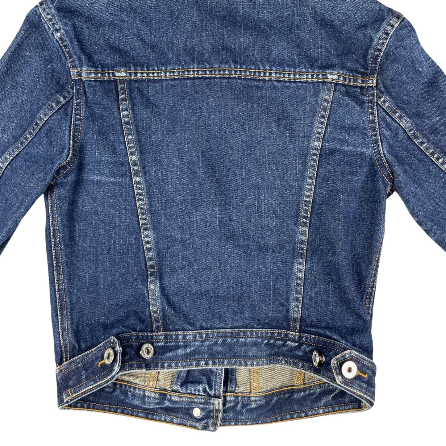 Vintage Ladies Denim Jacket Dark Blue 8