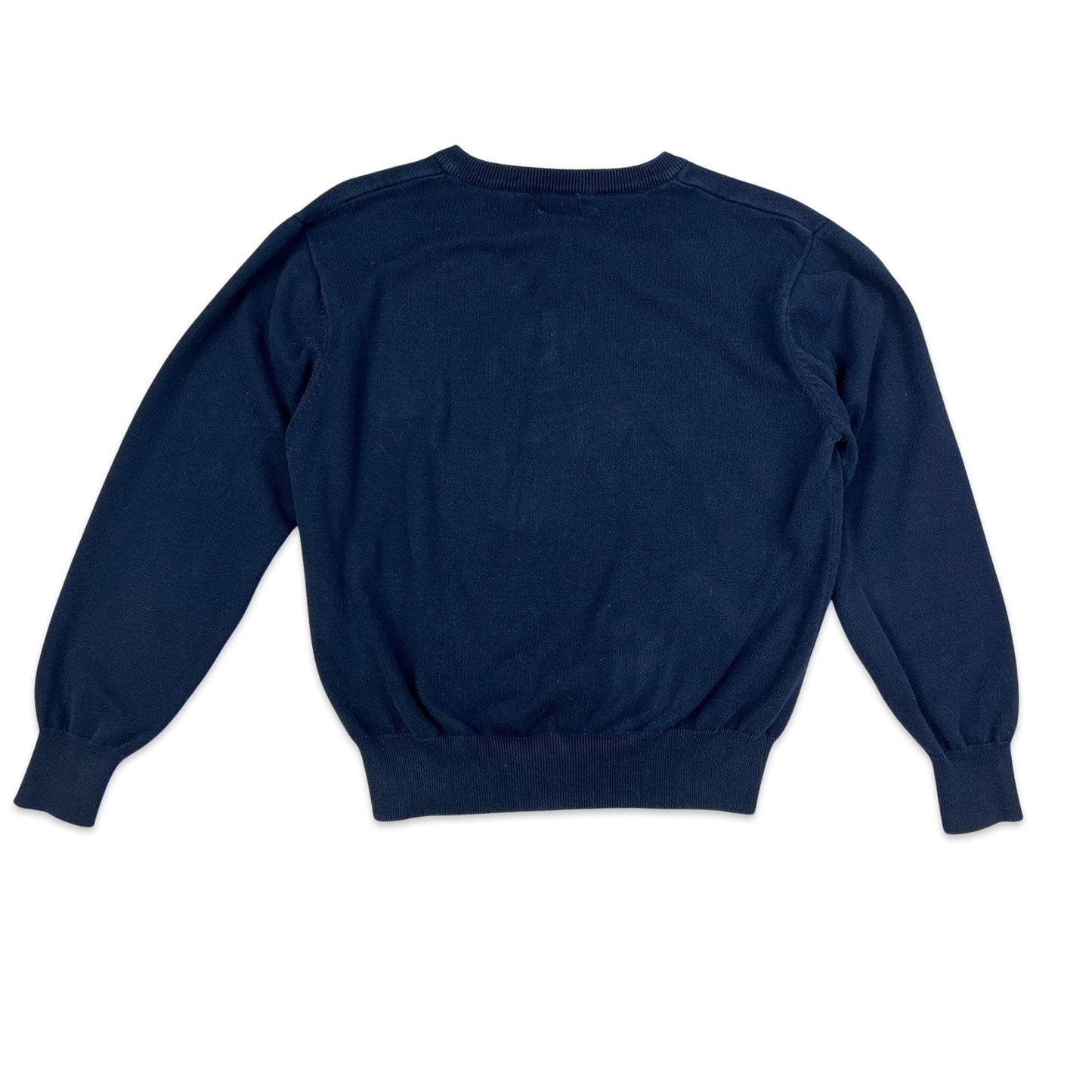 00s Vintage Lacoste Knit Jumper Navy S M