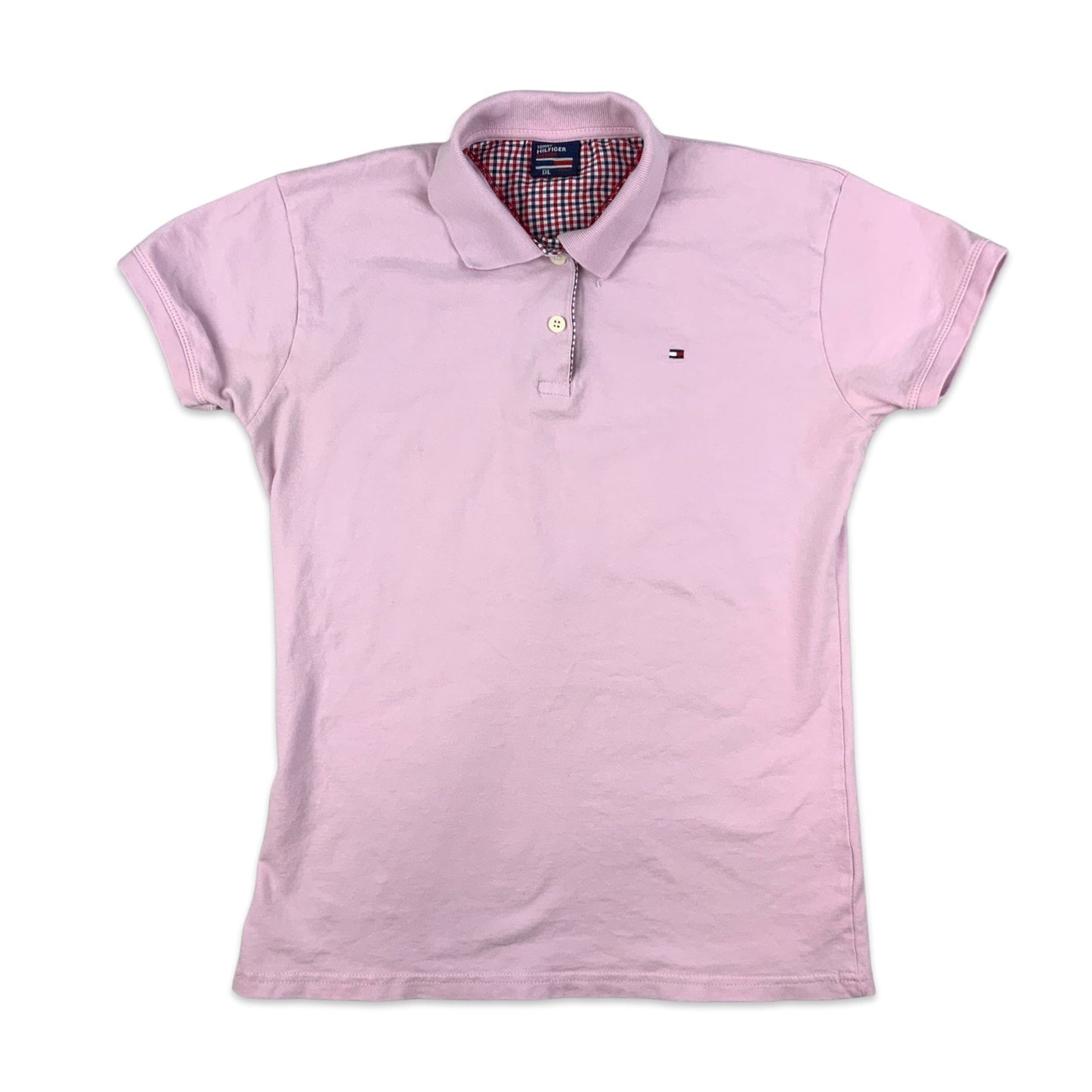 Vintage Tommy Hilfiger Pink Polo Shirt 8 10