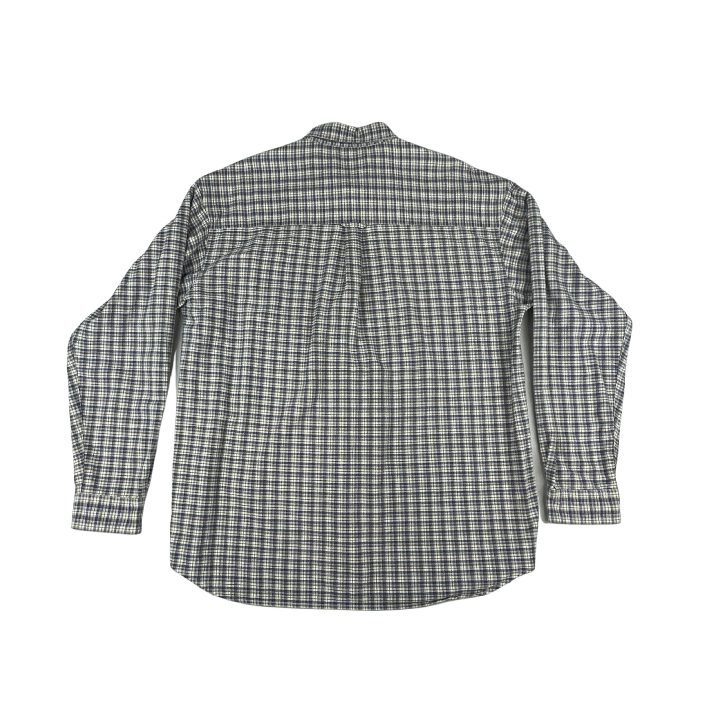 Vintage Columbia Grey Plaid Flannel Shirt XL