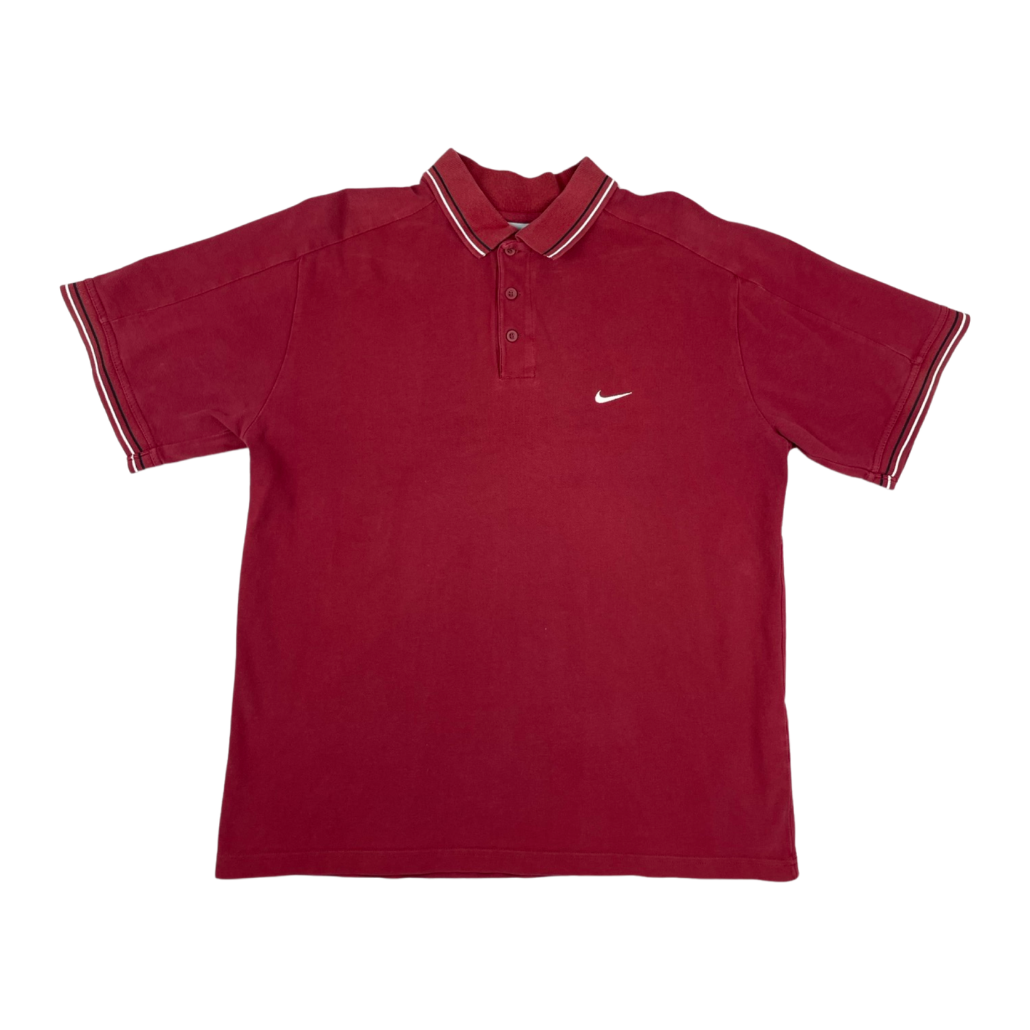 Vintage 00s Nike Red Polo Shirt L