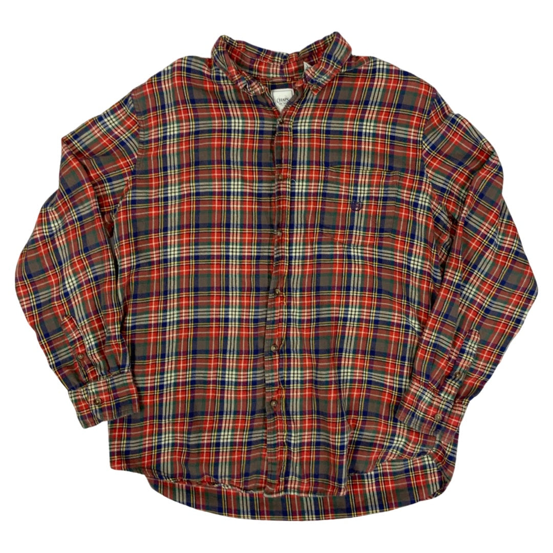 Vintage Ralph Lauren Chaps Plaid Flannel Shirt XL