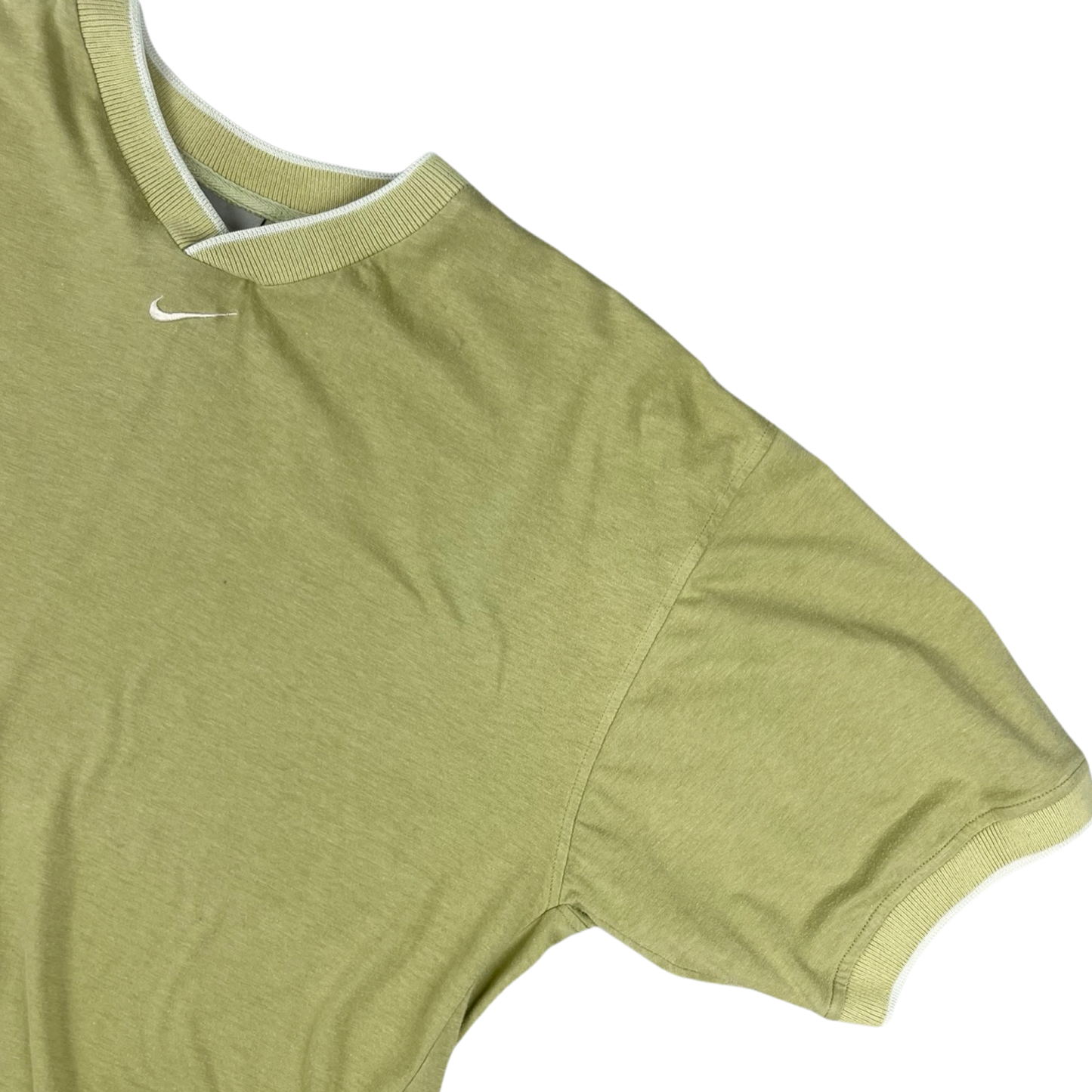 Vintage Y2K Green V-neck Tee XL