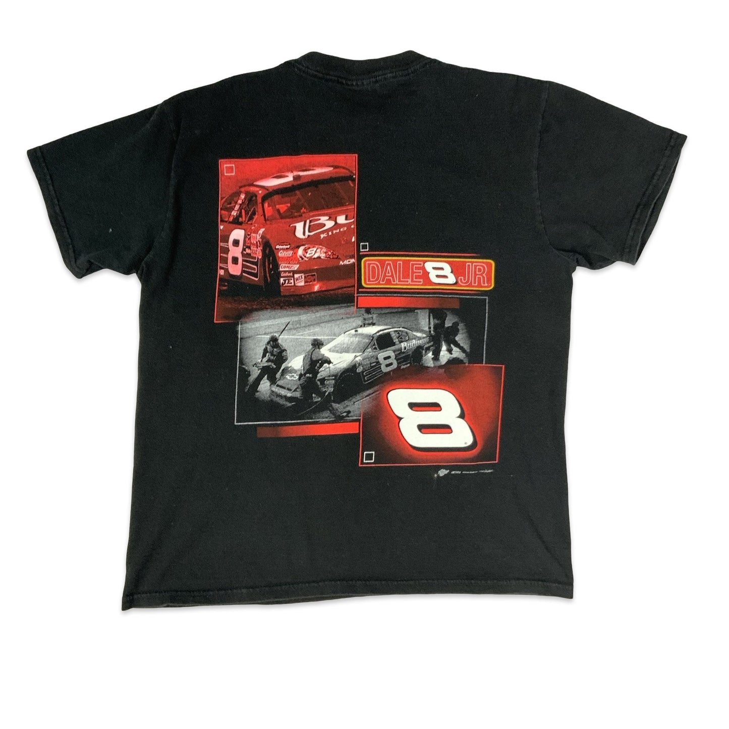 00s Dale Earnhardt Jr. NASCAR Black Graphic Tee M L