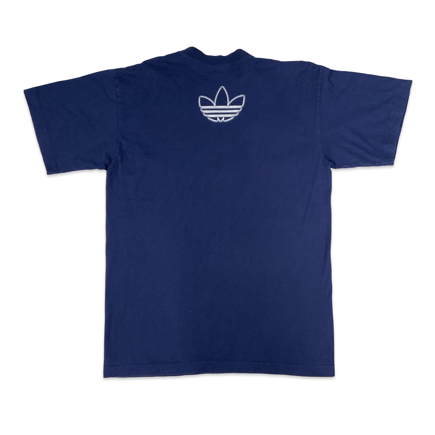 Vintage Adidas Navy Graphic Tee S M