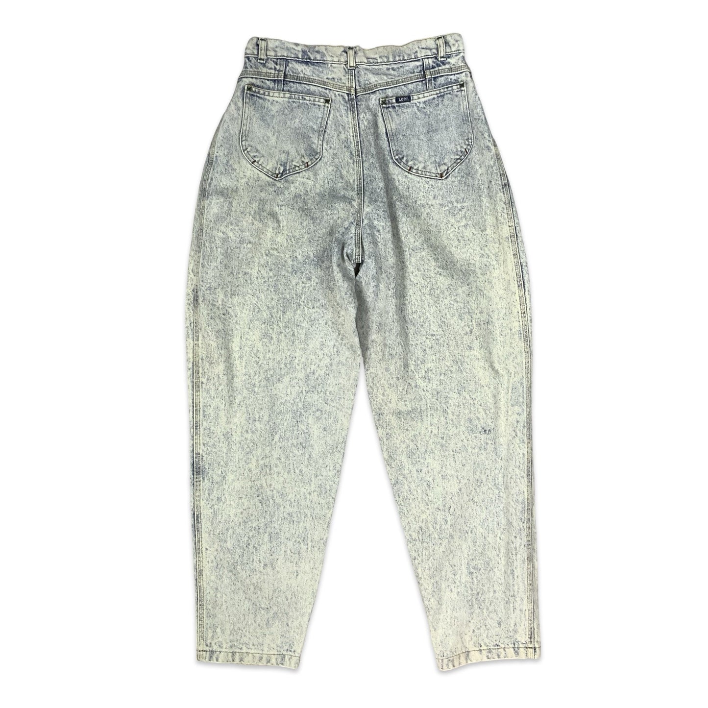 Vintage 80s Lee Riders High Waisted Acid Wash Jeans 14