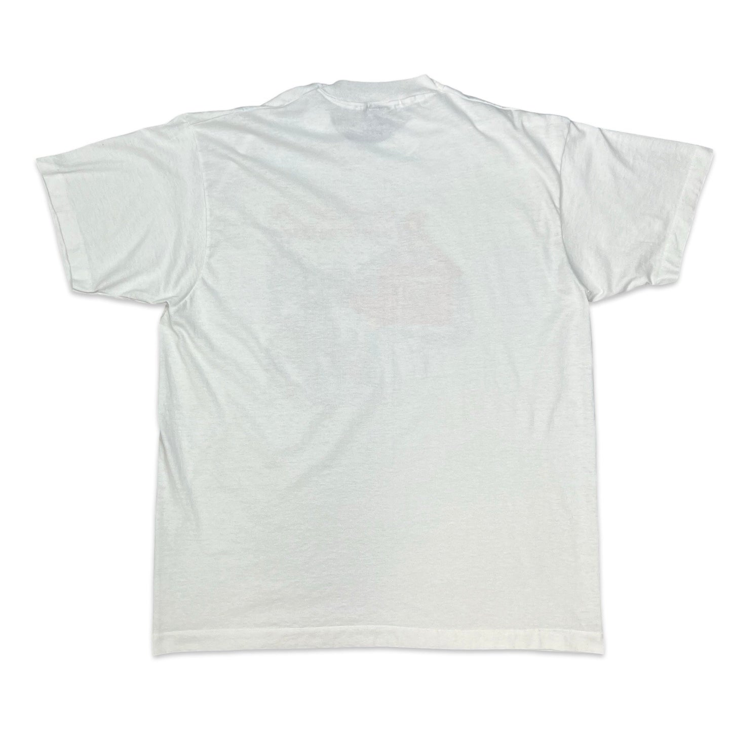 Vintage 90s Screen Stars "Christmas at Nan Gray Davis" White Graphic Tee XL