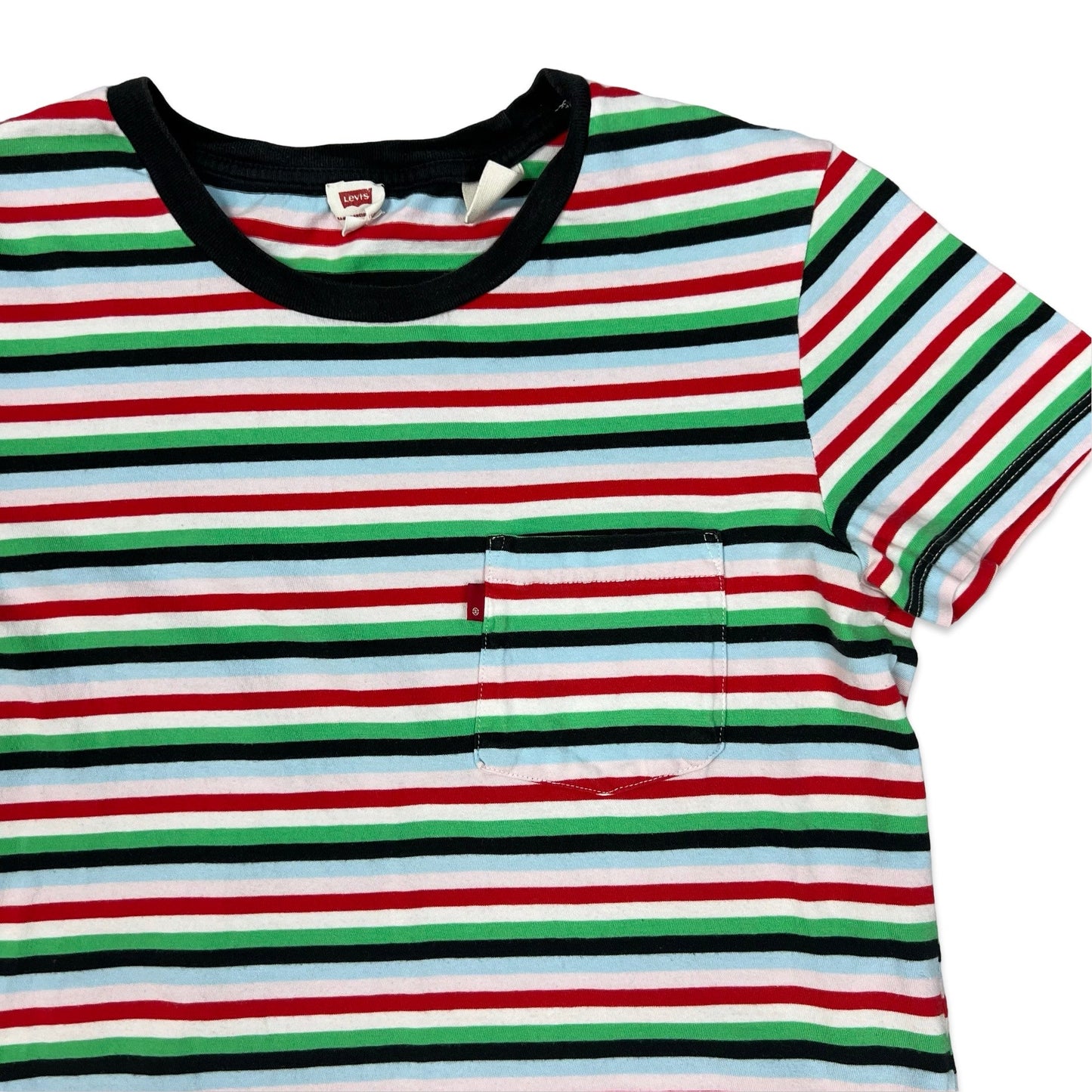 Levi's Striped Multicolour Pocket Tee XS
