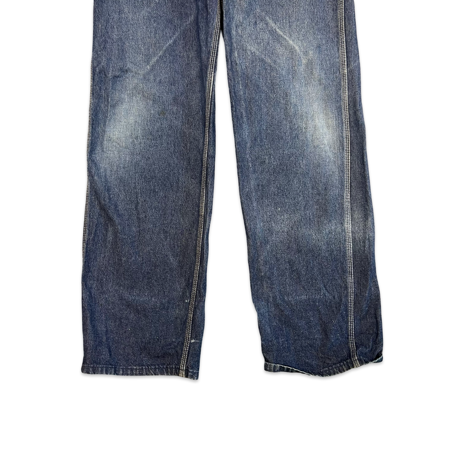 Vintage 90s Dickies Blue Denim Dungarees 30W 34L