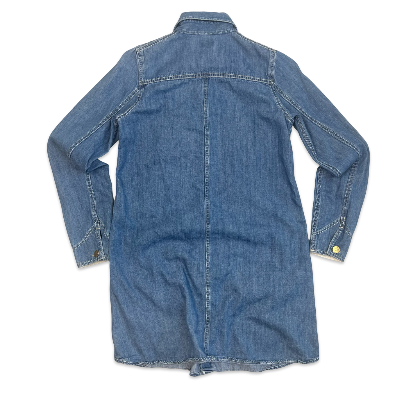 Lee Union Made Denim Shirt Midi Dress 6