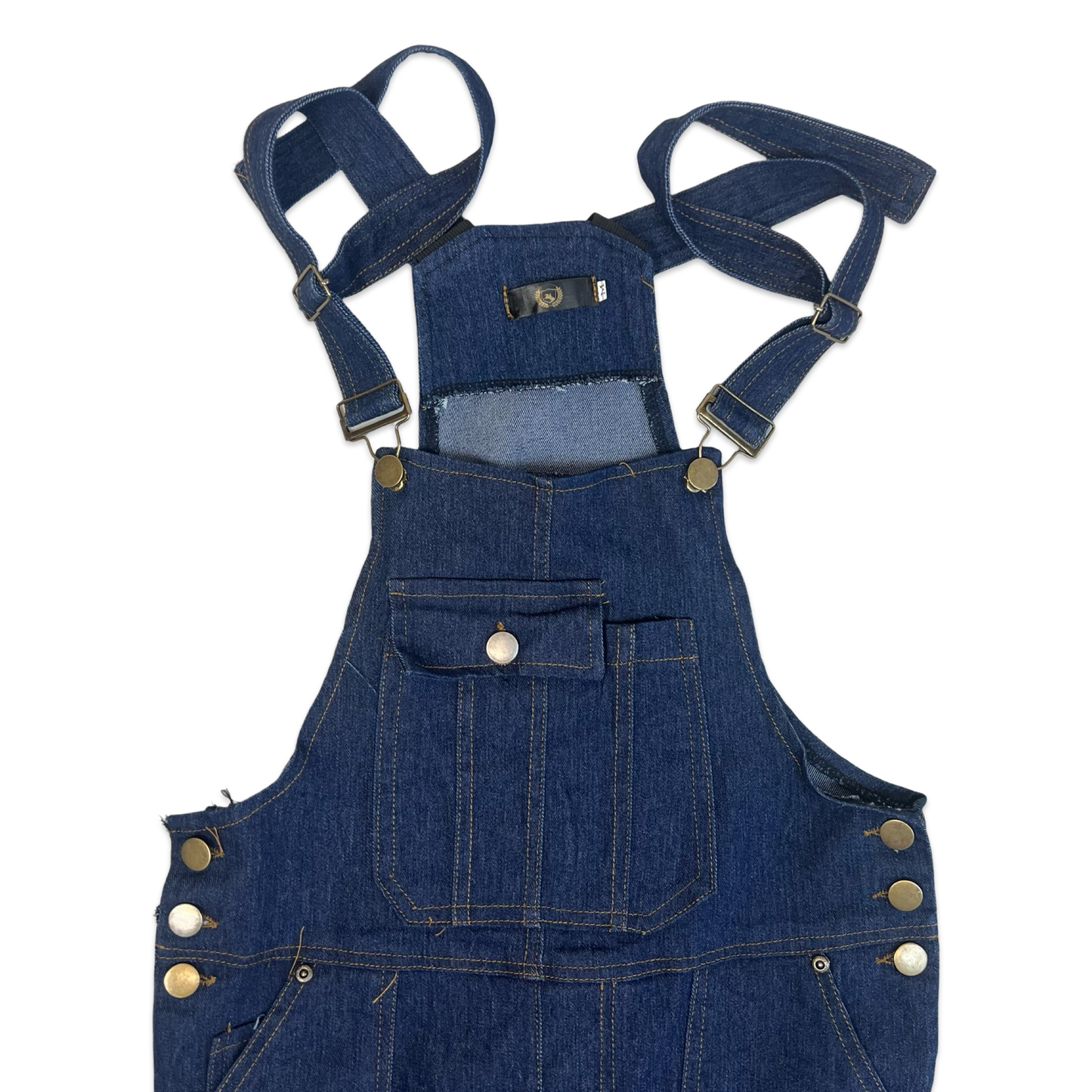 Vintage 90s Dark Indigo Skinny Fit Dungarees 10