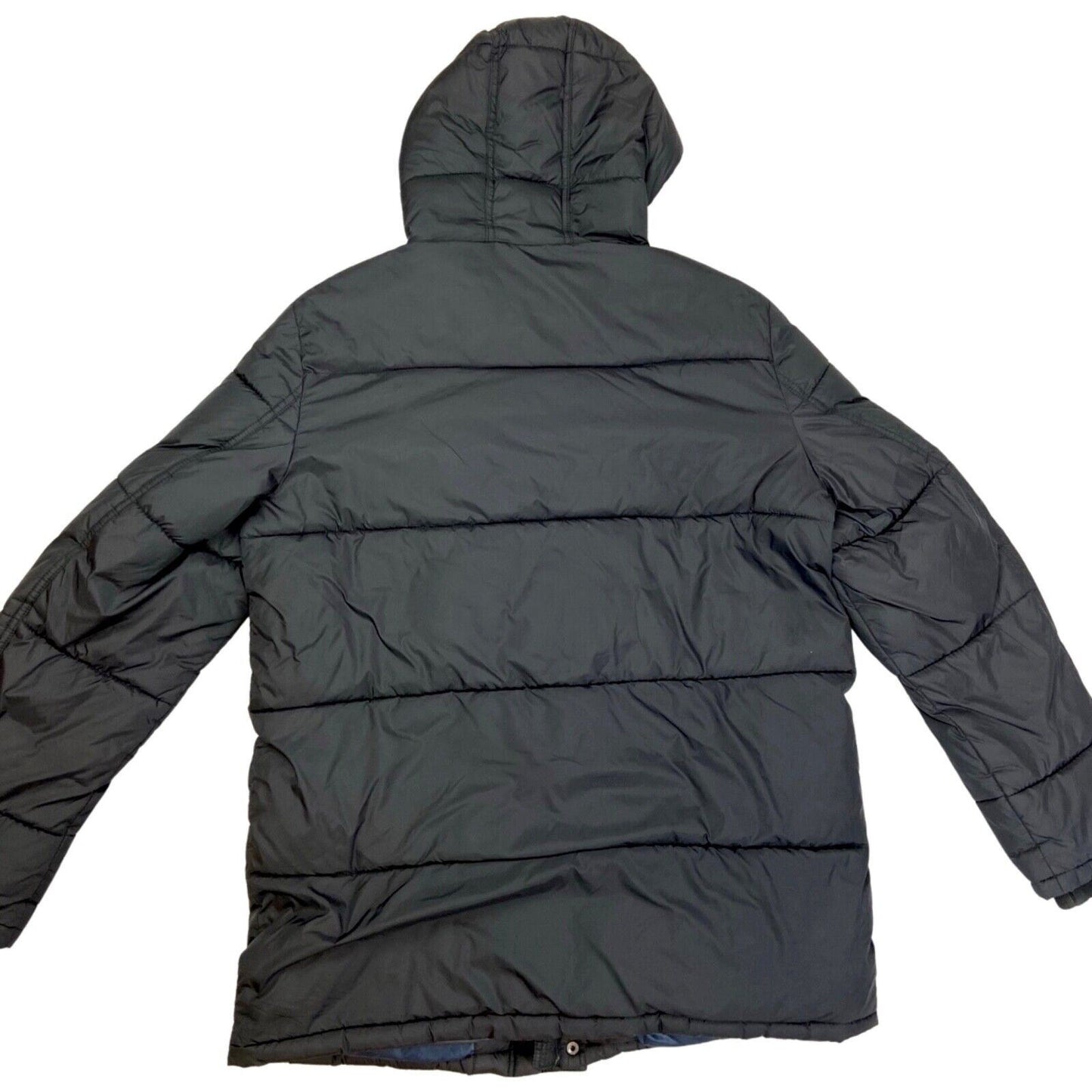 Vintage 90s 00s Black Tommy Hilfiger Puffa Jacket XL