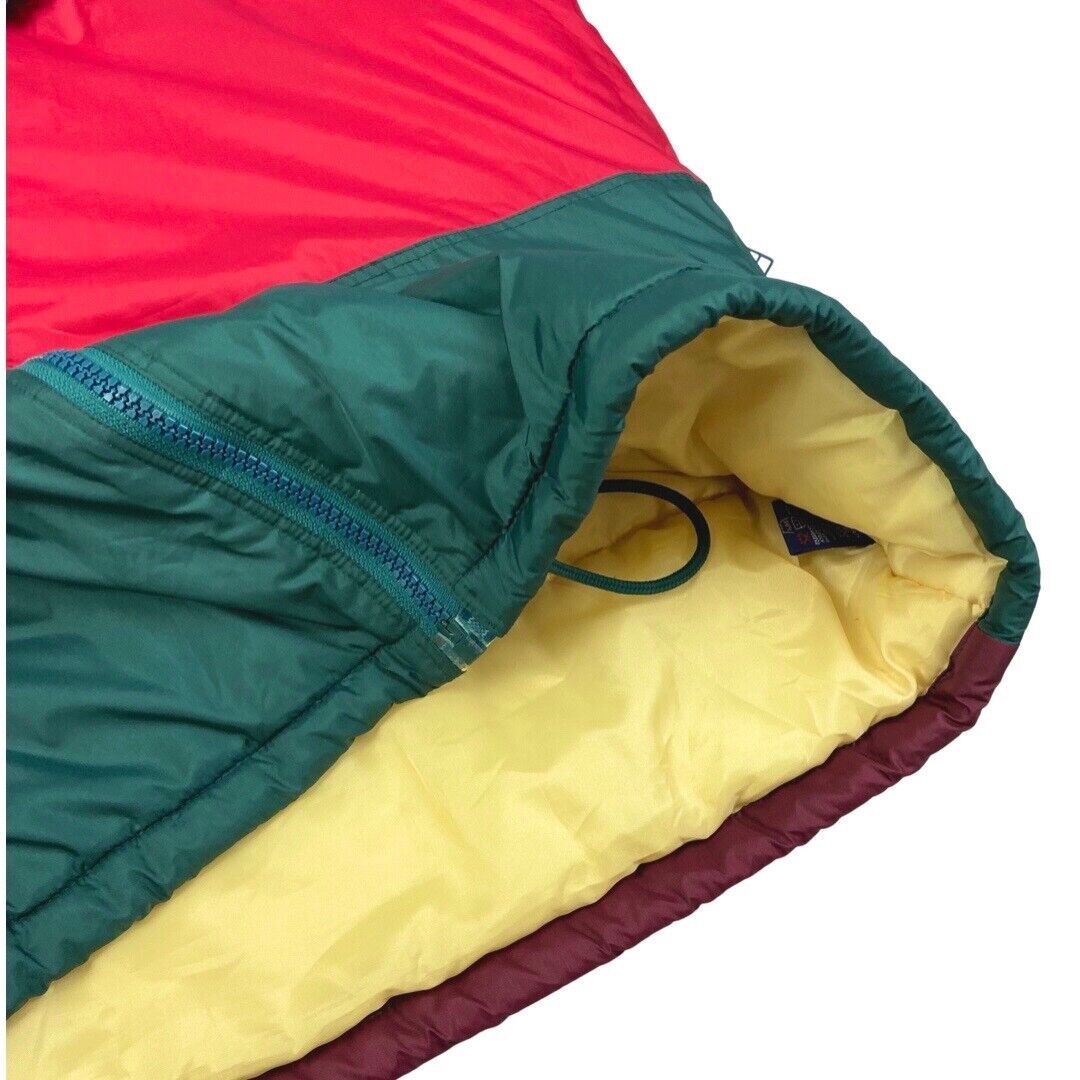 Vintage 90s Red Green Tommy Hilfiger Embroidered Puffa Coat XXL