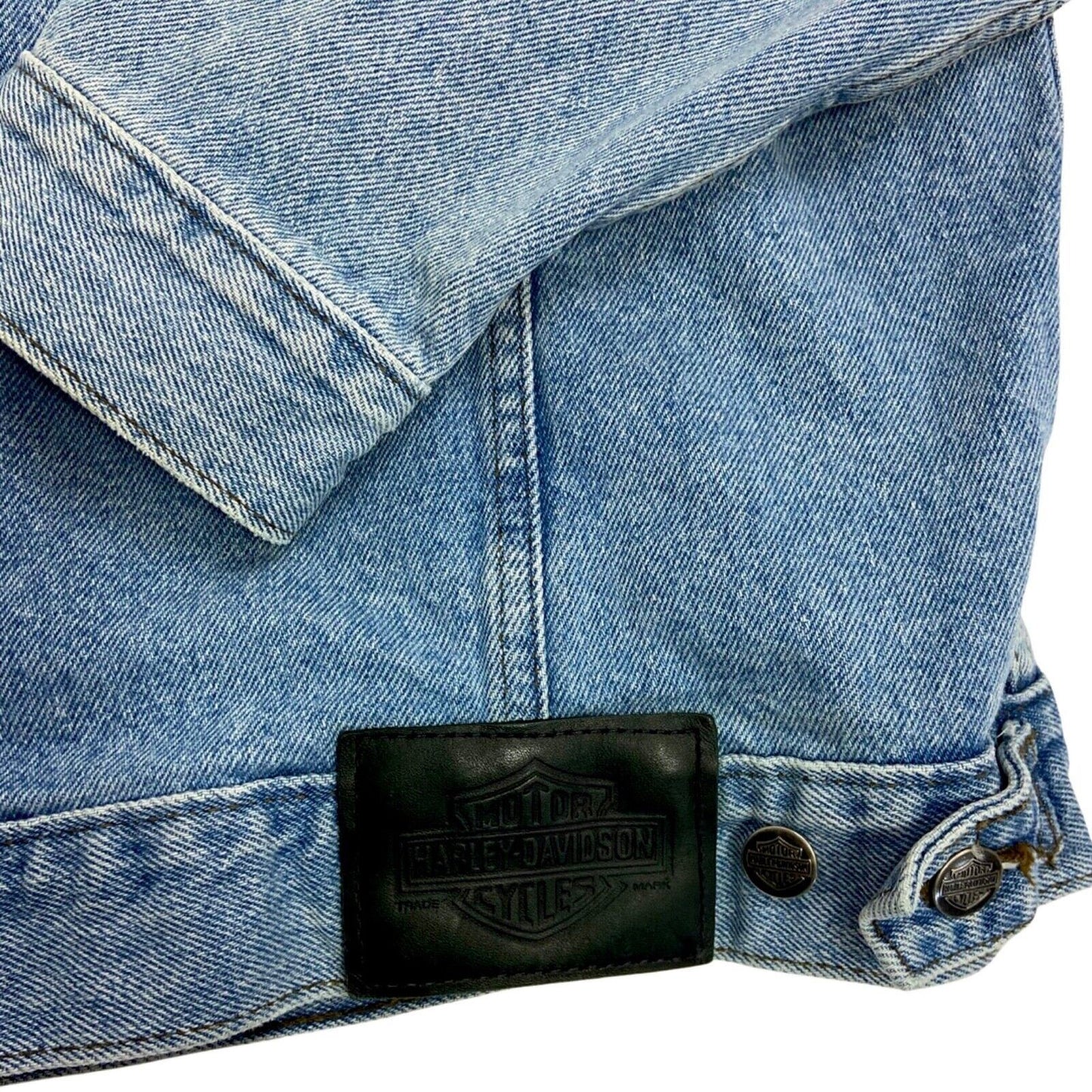 2003 Harley Davidson 100 Year Anniversary Denim Jacket XL