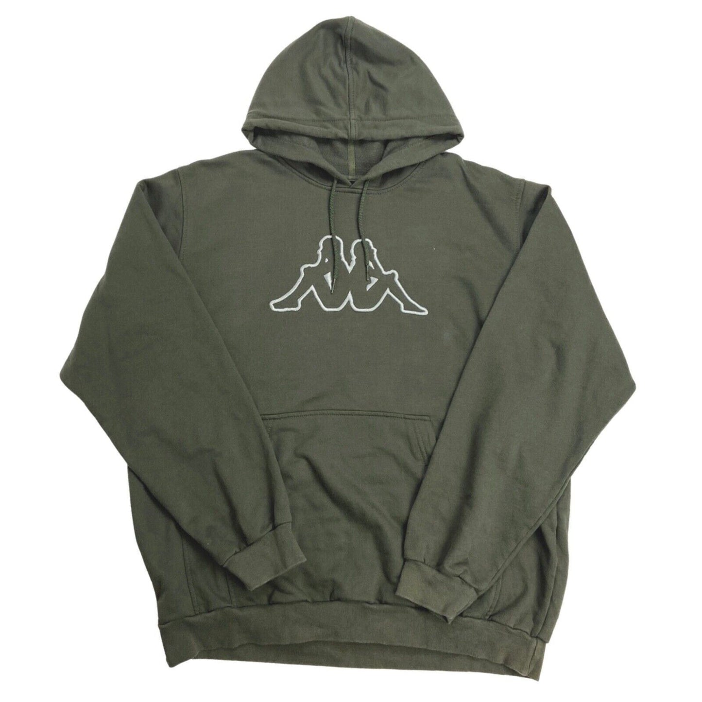 Vintage 90s 00s Green Embroidered Kappa Hoodie XL