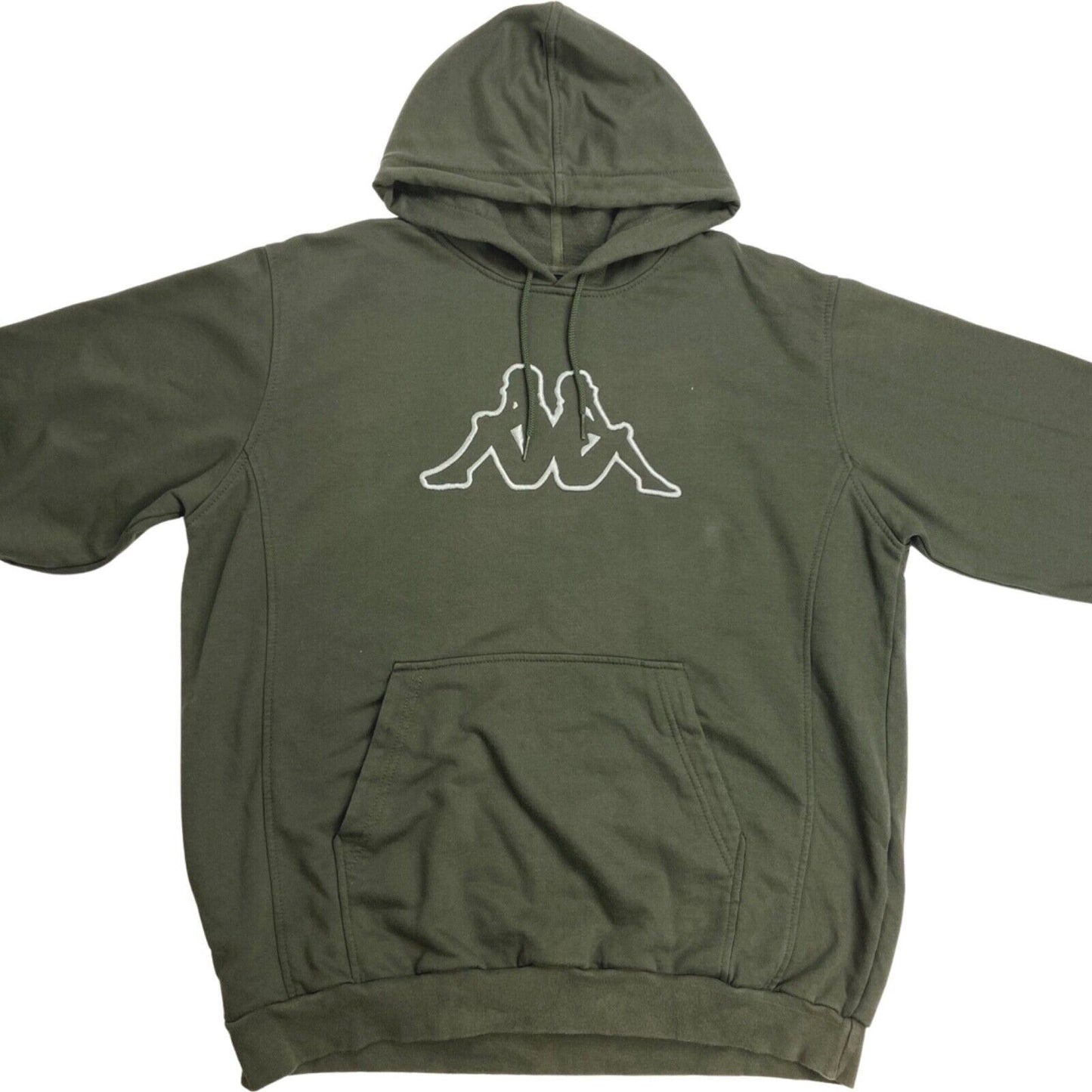 Vintage 90s 00s Green Embroidered Kappa Hoodie XL