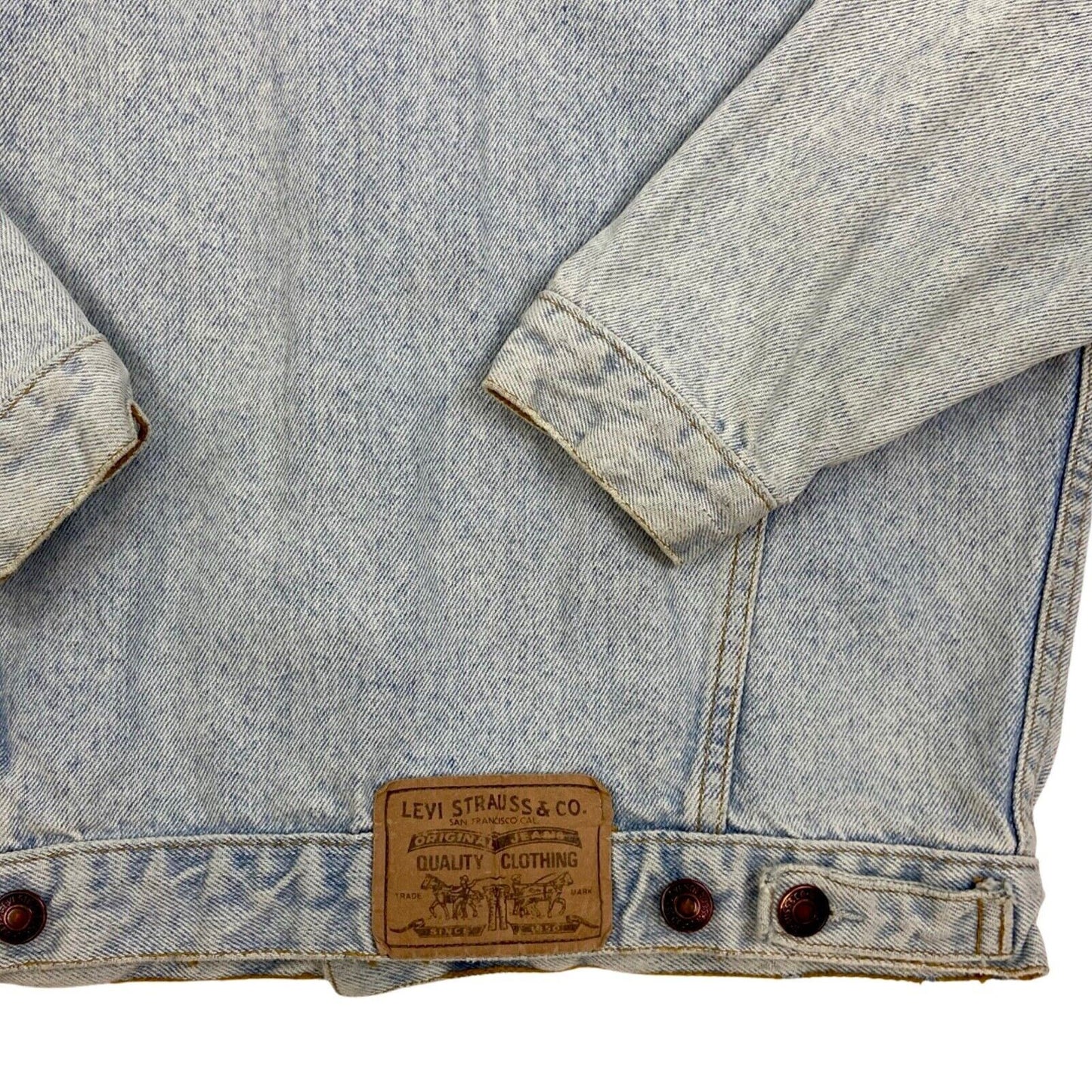 Vintage 90s 00s Orange Tab Levi’s Denim Jacket L