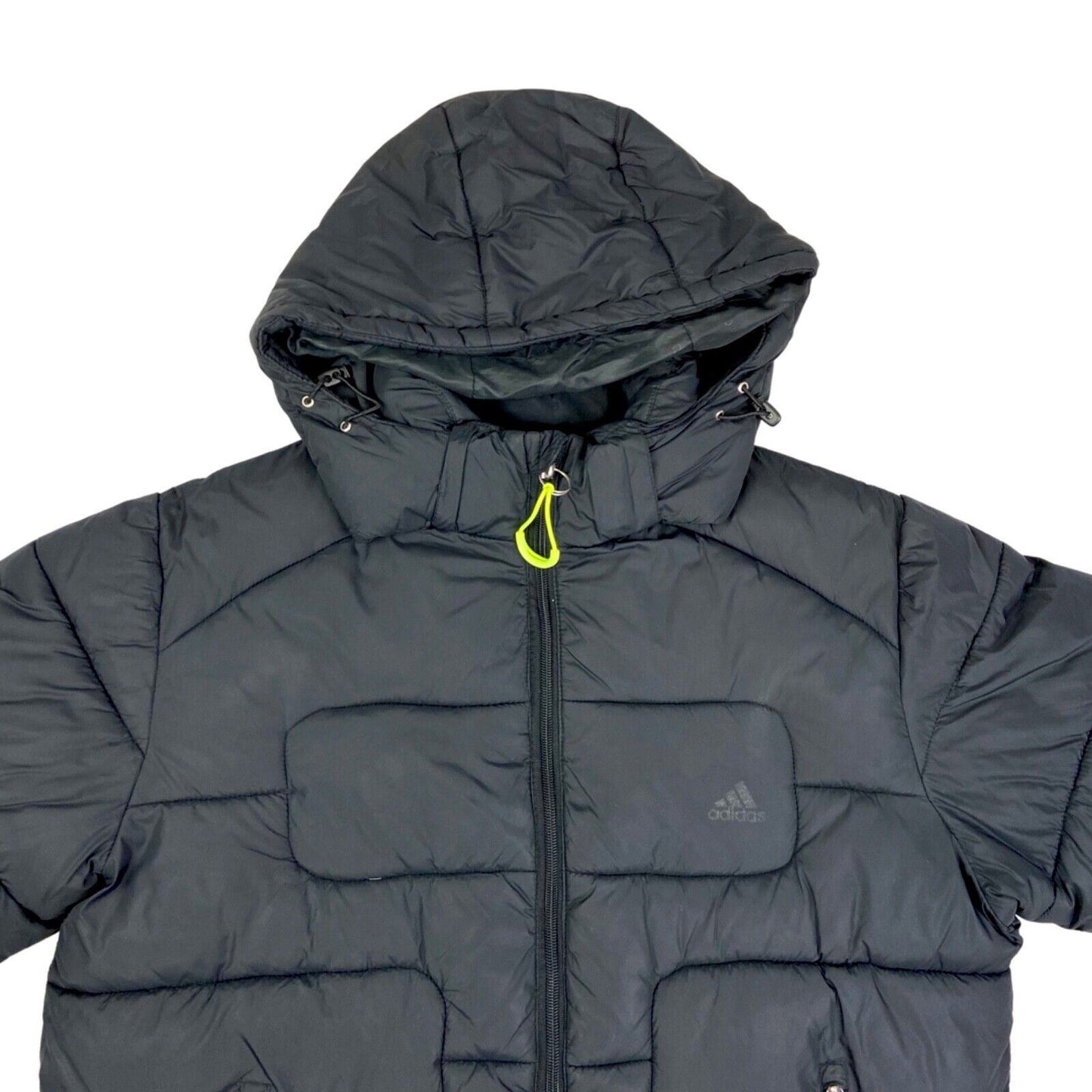 Vintage 90s 00s Black Adidas Puffa Coat Jacket L