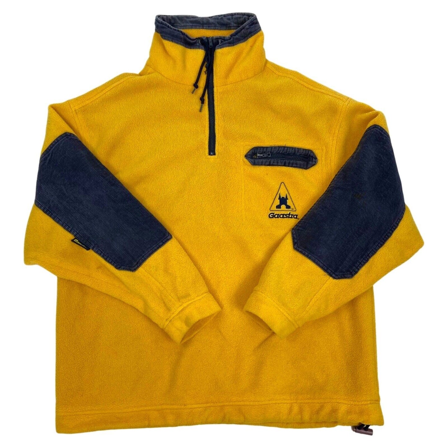 Vintage Y2K Yellow Gaastra Yellow 1/4 Zip Fleece XL