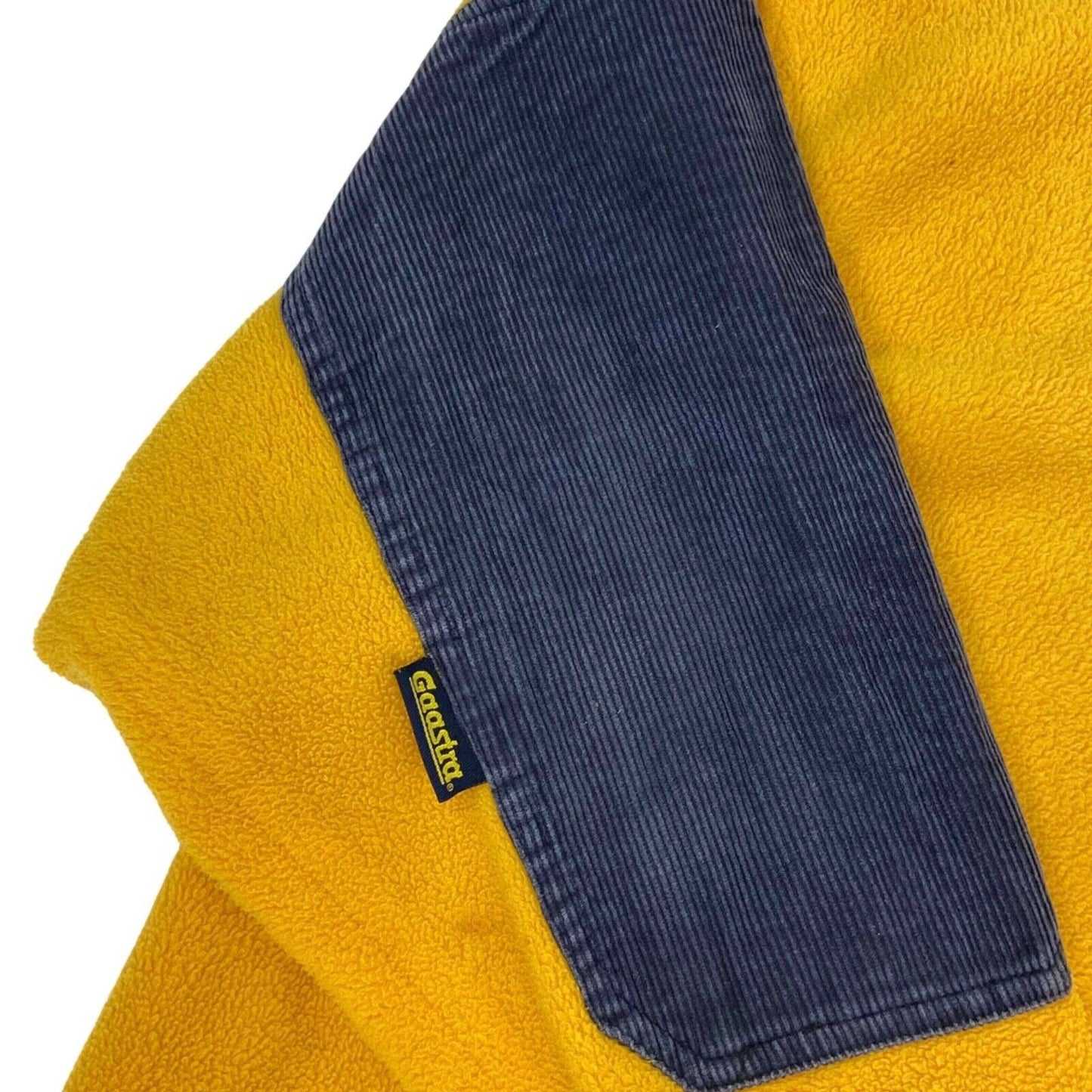 Vintage Y2K Yellow Gaastra Yellow 1/4 Zip Fleece XL