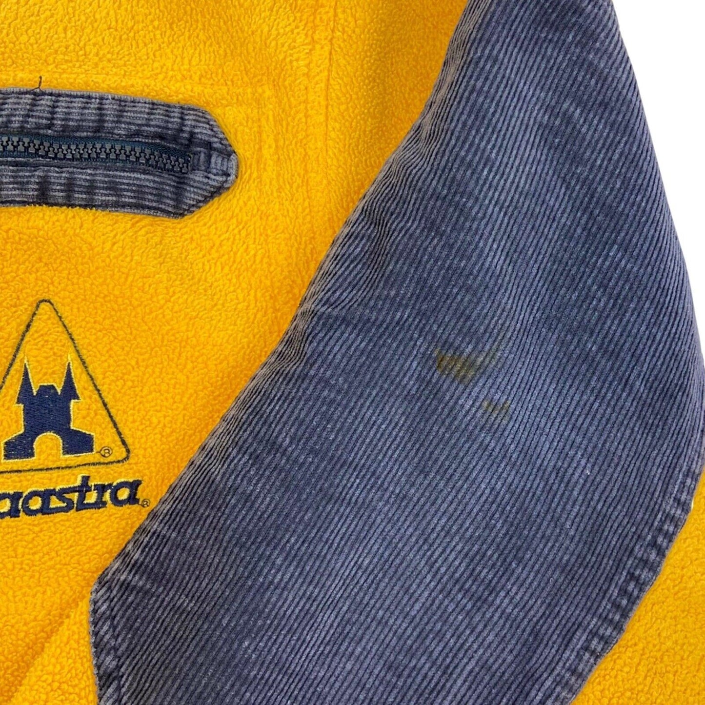 Vintage Y2K Yellow Gaastra Yellow 1/4 Zip Fleece XL