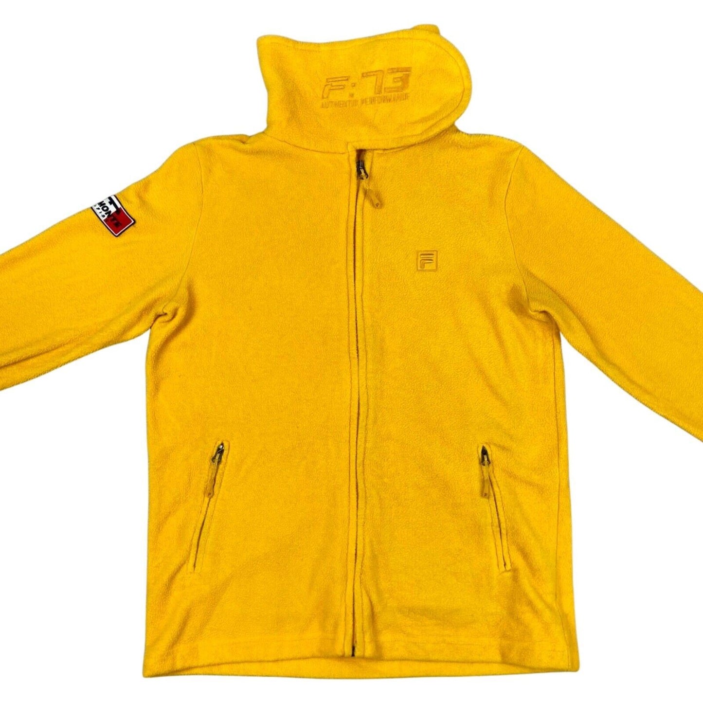 Vintage Y2K Yellow Fila Embroidered Fleece 12 14 M