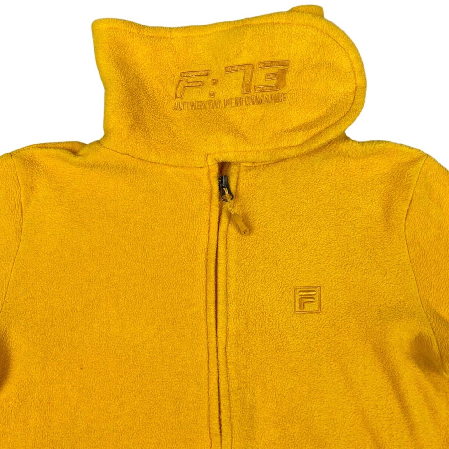 Vintage Y2K Yellow Fila Embroidered Fleece 12 14 M